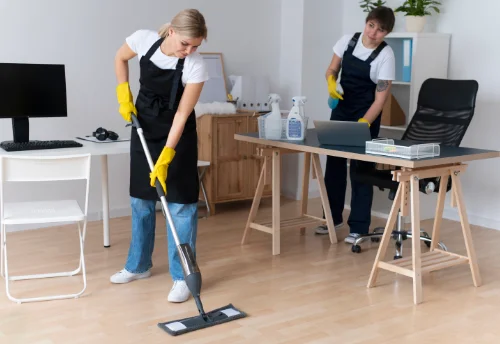 Nettoyage de bureau professionnel à Saint-Michel-de-Chabrillanoux