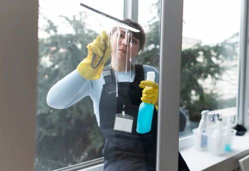 Nettoyage de vitres intérieures et extérieures à Saint-Michel-de-Chabrillanoux